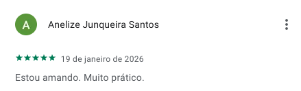 Avaliação na Google Play