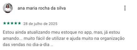 Avaliação na Google Play