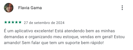 Avaliação na Google Play